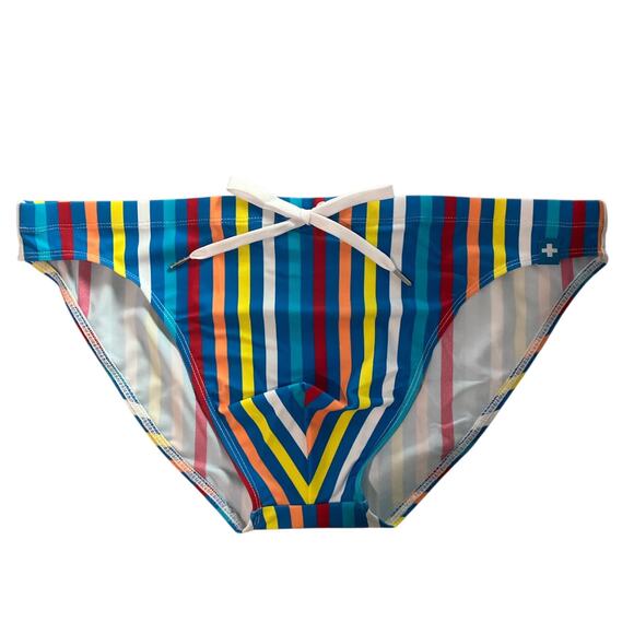 Andrew Christian California Stripe Bikini XL Extra Large - Picture 9 of 12